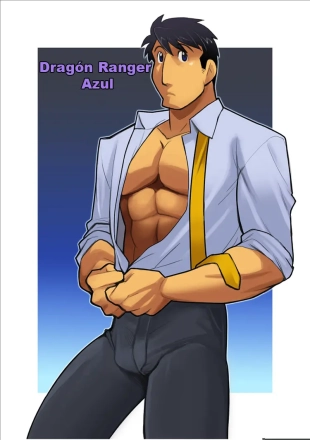hentai Dragon Ranger Ao Hen + Aka Hen Bangai | Dragon Ranger Azul
