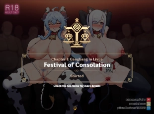 hentai Ganyu and Shenhe: Festival of Consolation