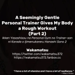 Ikken Yasashisou na Personal Gym no Trainer-san ni Karada o Ijimenukareru Hanashi Sono 2 | A Seemingly Gentle Personal Trainer Gives My Body a Rough Workout : página 8