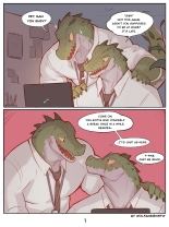 Just Two Lizards in the Office : página 1