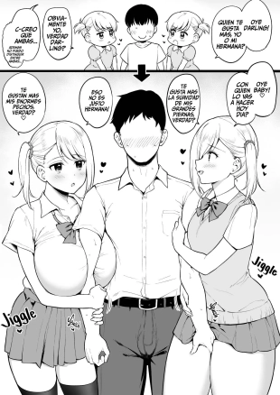 hentai Twin Childhood Friends with Identical Faces but Opposite Body Types