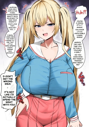 hentai Tsuper Tsundere Twintail Blonde Mistakes You as a Virgin