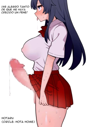 hentai Una chica de secundaria futanari que sucumbe a su deseo sexual y se convierte en semental