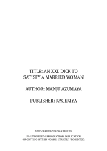 An XXL Dick to Satisfy a Married Woman 1-9 : página 27