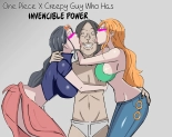 One Piece X Creepy Guy Who Has Invincible Power : página 1