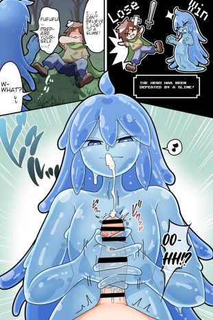 hentai A Manga About Losing to a Titfucking, Sperm Extracting Slime