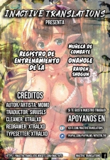 Registro de entrenamiento de la muneca de combate onahole Raiden Shogun : página 24