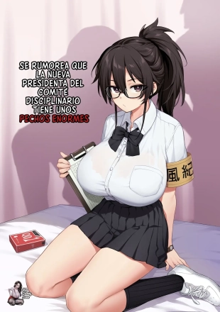 hentai Rumor Has It That The New Chairman of Disciplinary Committee Has Huge Breasts 1-2