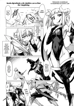 hentai Succubus Molesting a Knight with Her Cock