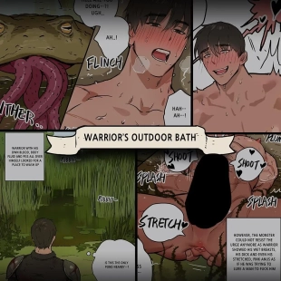 hentai Warrior's Outdoor Bath